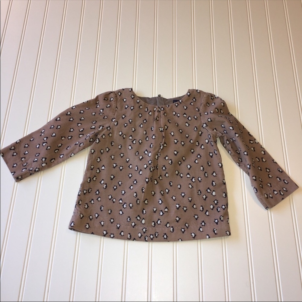 babyGap Beige Penguin Top